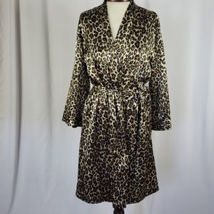 Leopard Print Bath Robe